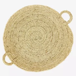 Madam Stoltz rund fletkurv m/hanke