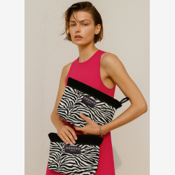 SORENA GREECE - Samiopoula Zebra Clutch
