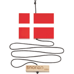 Nordic By Hand - SNOREN Startpakke Dansk Flag Sort inkl. SNOREN/VELKOMMEN klods &amp; lderls