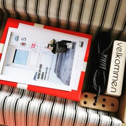 Nordic By Hand - SNOREN Startpakke Dansk Flag Sort inkl. SNOREN/VELKOMMEN klods &amp; lderls