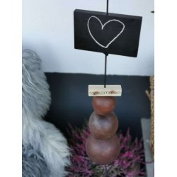 Nordic By Hand - SNOREN Sort Startpakke Kridttavle Sort inkl. SNOREN klods &amp; lderls