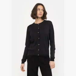 Soft Rebels - SRMarla Cardigan Strik Sort 