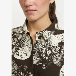 Soft Rebels - SROrchidy Bluse m. orkide m�nster 