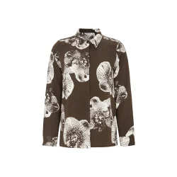 Soft Rebels - SROrchidy Bluse m. orkide m�nster 