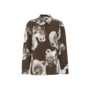 Soft Rebels - SROrchidy Bluse m. orkide m�nster 