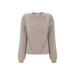 Soft Rebels - SRStory Strik M�rk Beige 