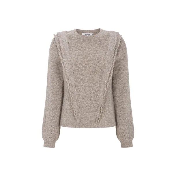 Soft Rebels - SRStory Strik M�rk Beige 