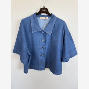 Marta Du Chateau - MdcBelisa Jakke Mellembl� Denimlook