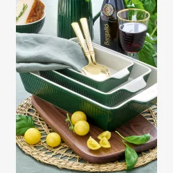 GreenGate Alice Ovnfade grn - st m/2 stk.  21x16/30x22cm