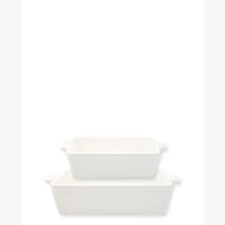 GreenGate Alice hvid - ovnfade st m/2 stk. 18x13/27x17cm.