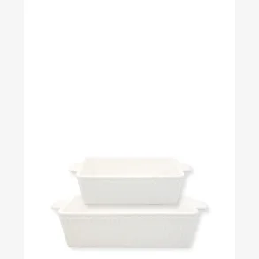 GreenGate Alice hvid - ovnfade st m/2 stk. 18x13/27x17cm.