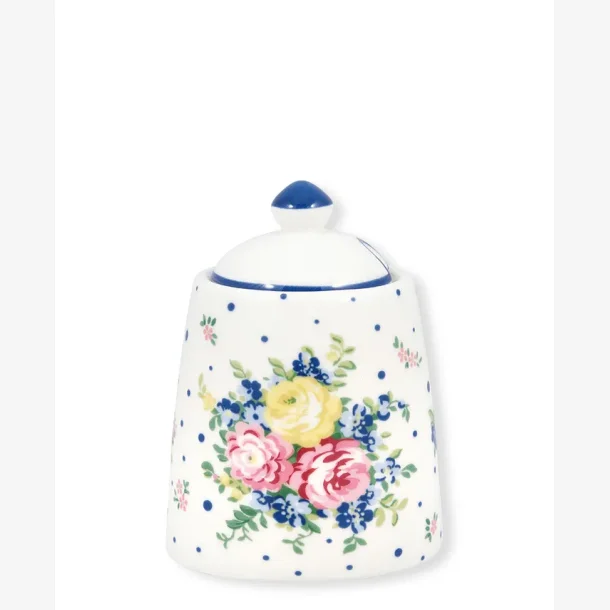 GreenGate - Sukker krukke Laura Hvid