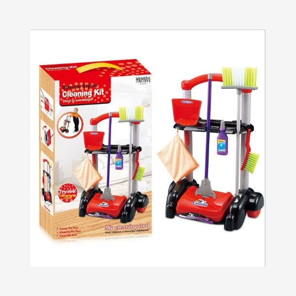 Rengringsvogn m/flere dele