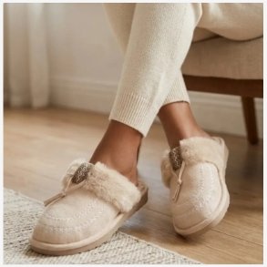 Marta Du Chateau - Kaori Hjemmesko Beige