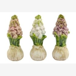 La Vida - Hyacint Keramik H:14cm. Mix (Leveres assorteret)
