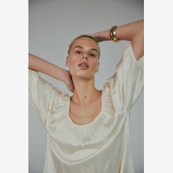 Agenda - KLAUDIAAG Kjole Off white combi