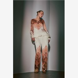 Agenda - KLAUDIAAG Bukser Off white combi