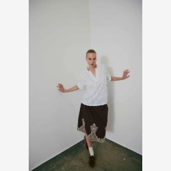 Agenda - Kimberly Nederdel Mocca Brun Kombi