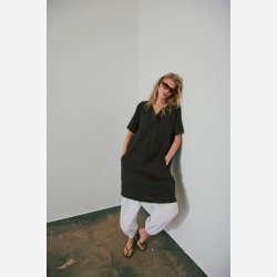 Agenda - JANELLA Kjole Sort 100% h�r