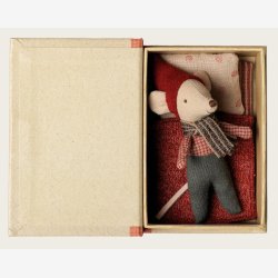 Maileg - Julemus, Baby i Bog - Christmas Tales