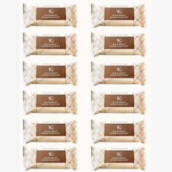 Karamel Kompagniet - Karamel Bar: Rarbarber i lys chokolade 50g.
