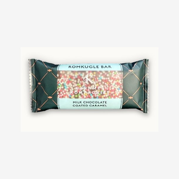 Karamel Kompagniet - Karamel Bar: Romkugle i lys chokolade 50g. 