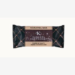 Karamel Kompagniet - Karamel Bar: Fl�de &amp; Salt i m�rk chokolade 50g. 