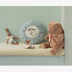 Maileg - Plysbamse m. b�ndsl�jfe Lysebrun H:24 cm.