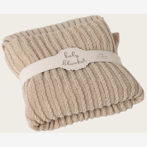 Maileg - Babyt�ppe Beige 75x95 cm.