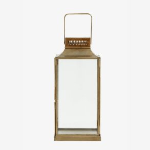 NORDAL - Antique Lanterne Jern Guld Finish B:14,5 D:14 H:30,5 cm. V�gt: 1,11kg.