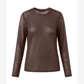 LUXZUZ - Segberg Lace T-Shirt - Brun