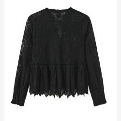 LUXZUZ - Zinaida Bluse - Sort