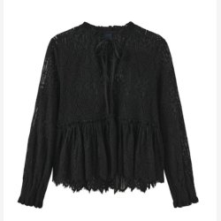 LUXZUZ - Zinaida Bluse - Sort