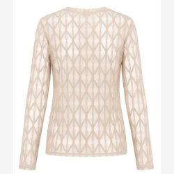 LUXZUZ - Segberg Lace T-Shirt - Ecru