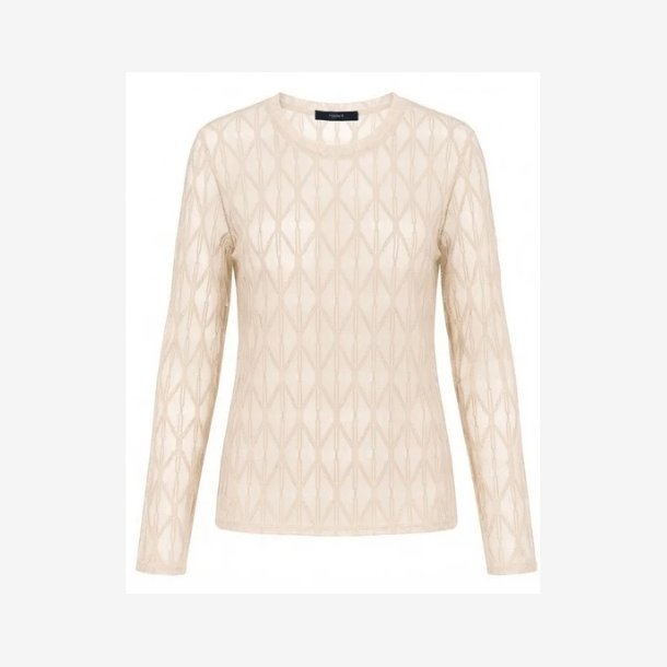 LUXZUZ - Segberg Lace T-Shirt - Ecru
