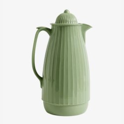 NORDAL - Termokande Lysegr�n PP/glas H:29 D:13 cm.