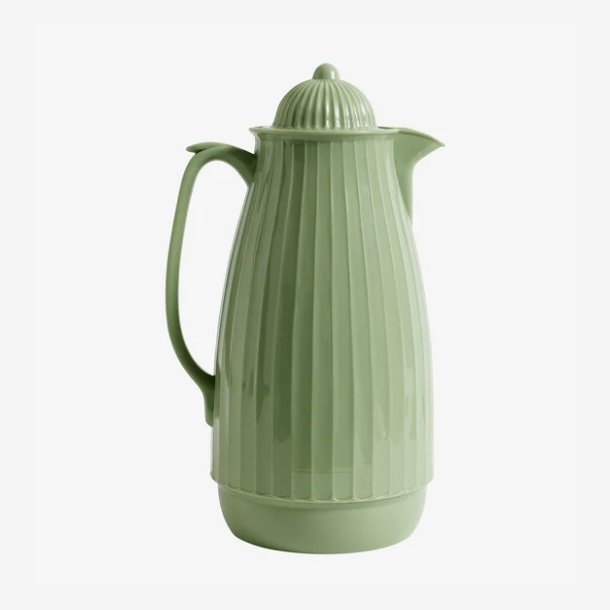 NORDAL - Termokande Lysegr�n PP/glas H:29 D:13 cm.