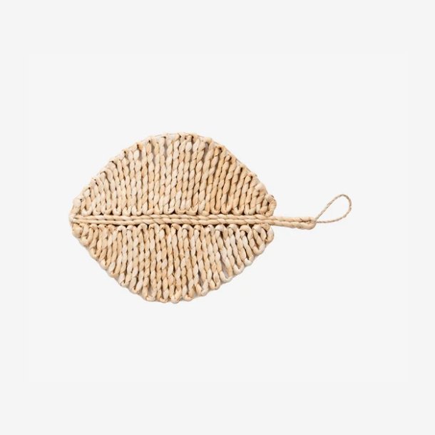 NORDAL - Bordsk�ner Bladform Natur 100%Bananfibre B:18,5 L:26,5 H:1 cm.