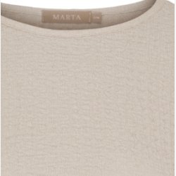 Marta Du Ch�teau - MdcVionne Lang�rmet Bluse - Lys Sandbeige