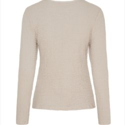 Marta Du Ch�teau - MdcVionne Lang�rmet Bluse - Lys Sandbeige