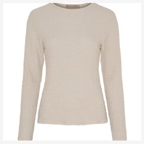 Marta Du Ch�teau - MdcVionne Lang�rmet Bluse - Lys Sandbeige