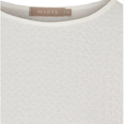 Marta Du Ch�teau - MdcVionne Lang�rmet Bluse - Panna