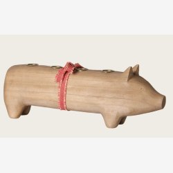Maileg - Tr�lysestage Gris Advent Natur 13,5x38 cm.
