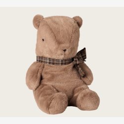 Maileg - Teddy Plush Bamse, Stor - M�rk mushroom