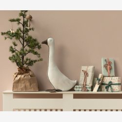 Maileg - Stofg�s R�hvid 55x35 cm.