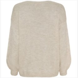 Marta Du Ch�teau - Strik m. Hjerter - Beige, Pink &amp; Orange