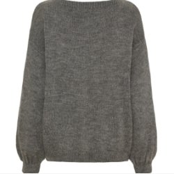 Marta Du Ch�teau - Strik m. Hjerter M�rkegr�