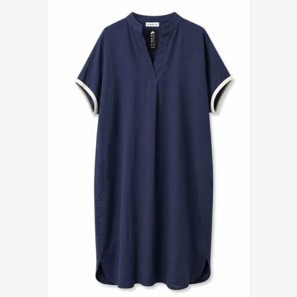 Tunika m. kant og lommer Marinebl� Onesize