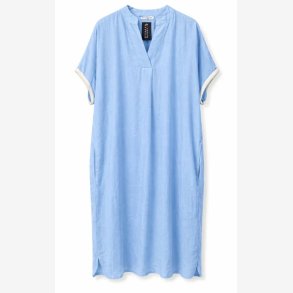 Tunika m. kant og lommer Lysebl� Onesize