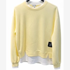 Sweatshirt m. t-shirt kanter Gul Onesize 65%viscose, 30%polyester, 5%elestane